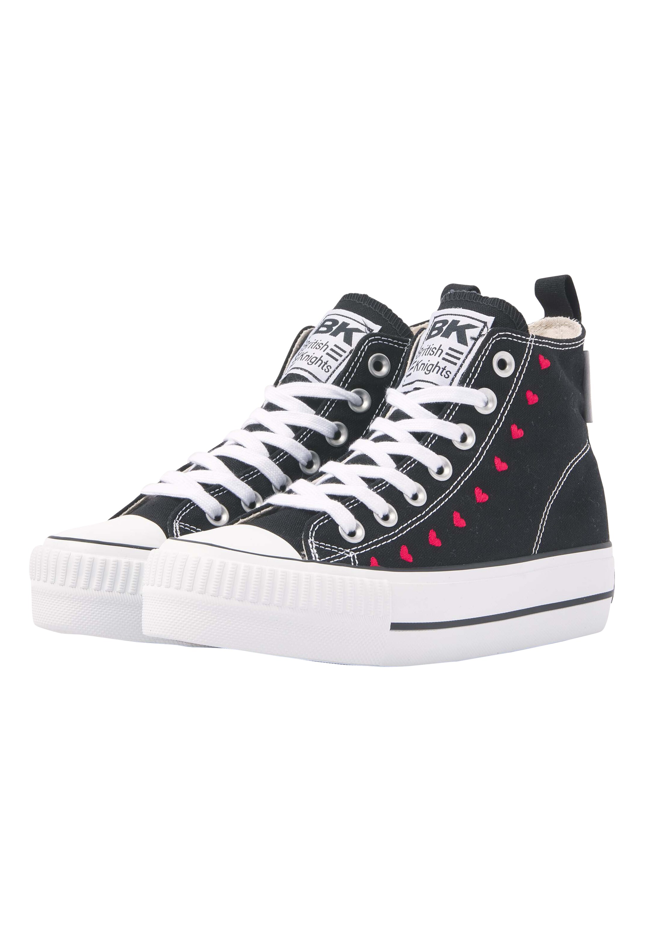 BRITISH KNIGHTS - Sapatilhas altas 'KAYA' em preto