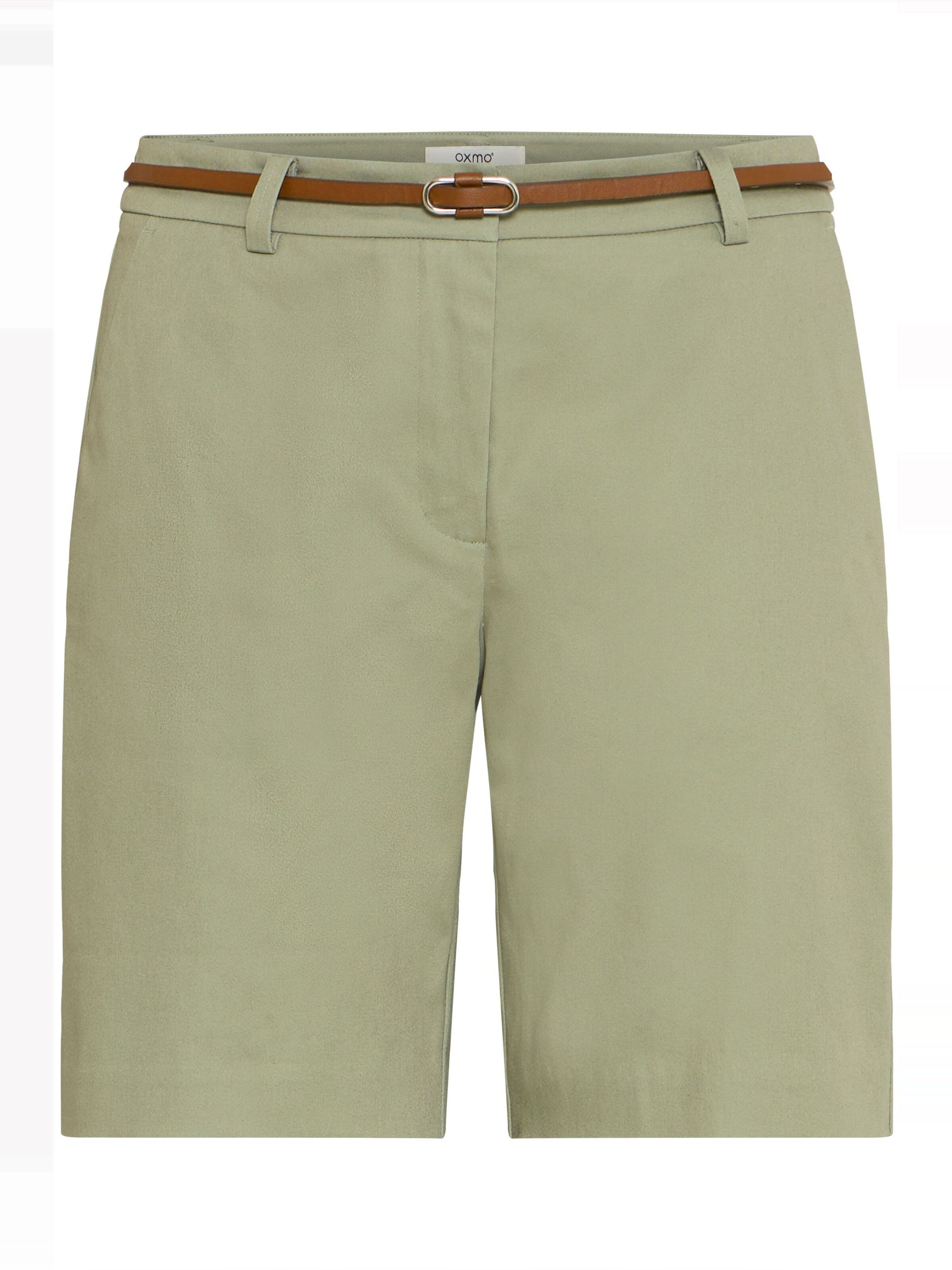Oxmo - Regular Calças chino 'Daney' em verde: frente