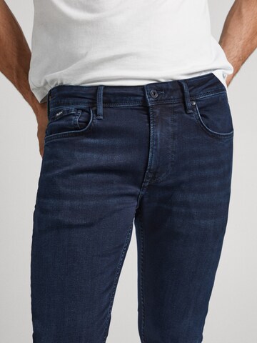 Skinny Jean 'FINSBURY' Pepe Jeans en bleu