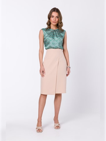 Stylove - Falda ' S343 ' en beige