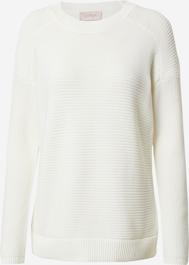 Cartoon Pullover in weiß, Produktansicht