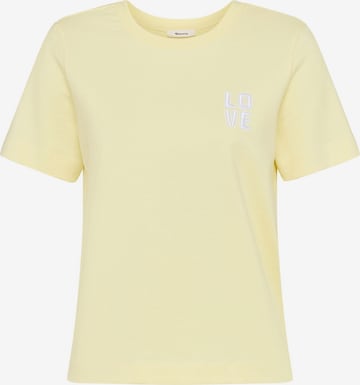 T-shirt Tamaris en jaune : devant