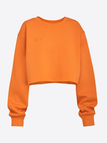 Sweat-shirt 'BRITNEY' ABOUT YOU x VIAM Studio en orange : devant