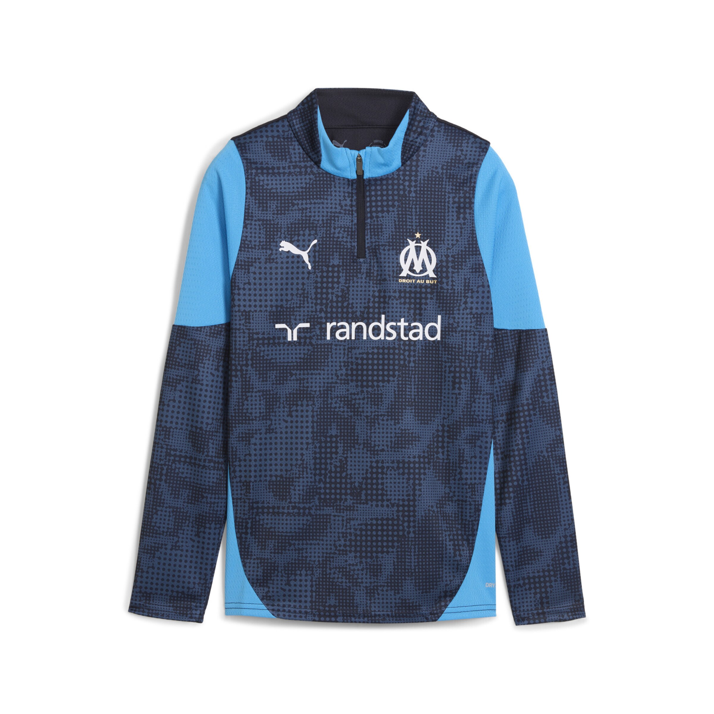 PUMA Funktionsshirt 'Olympique De Marseille' in Blau: Vorderseite
