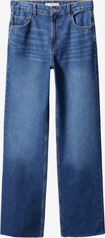 MANGO Široke hlačnice Kavbojke 'Danila' | modra barva: sprednja stran