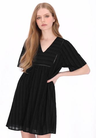 DreiMaster Vintage Zomerjurk in Zwart: voorkant