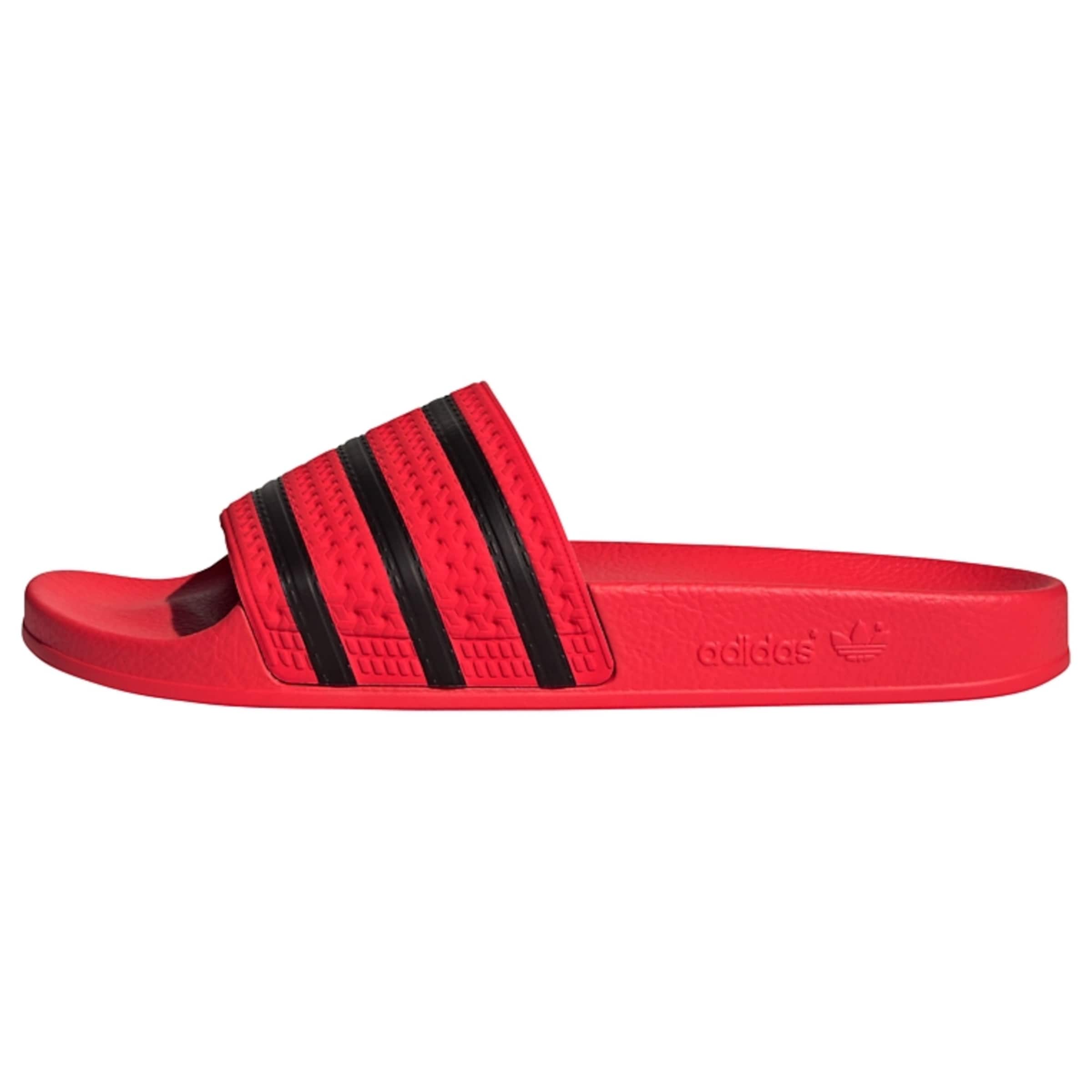 ADIDAS ORIGINALS Mule 'Adilette' in Red: front