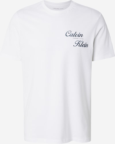 XXS dydžio Marškinėliai iš Calvin Klein Jeans, spalva – tamsiai pilka / balta, Prekių apžvalga
