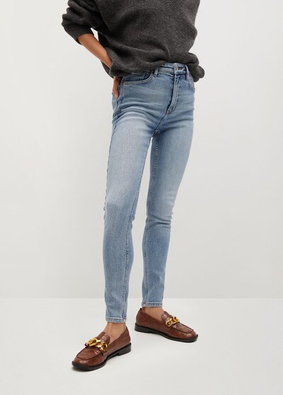MANGO Jean 'Soho' en bleu clair, Vue avec modèle
