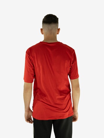 Qualle T-Shirt 'Basic Respekt' in Rot