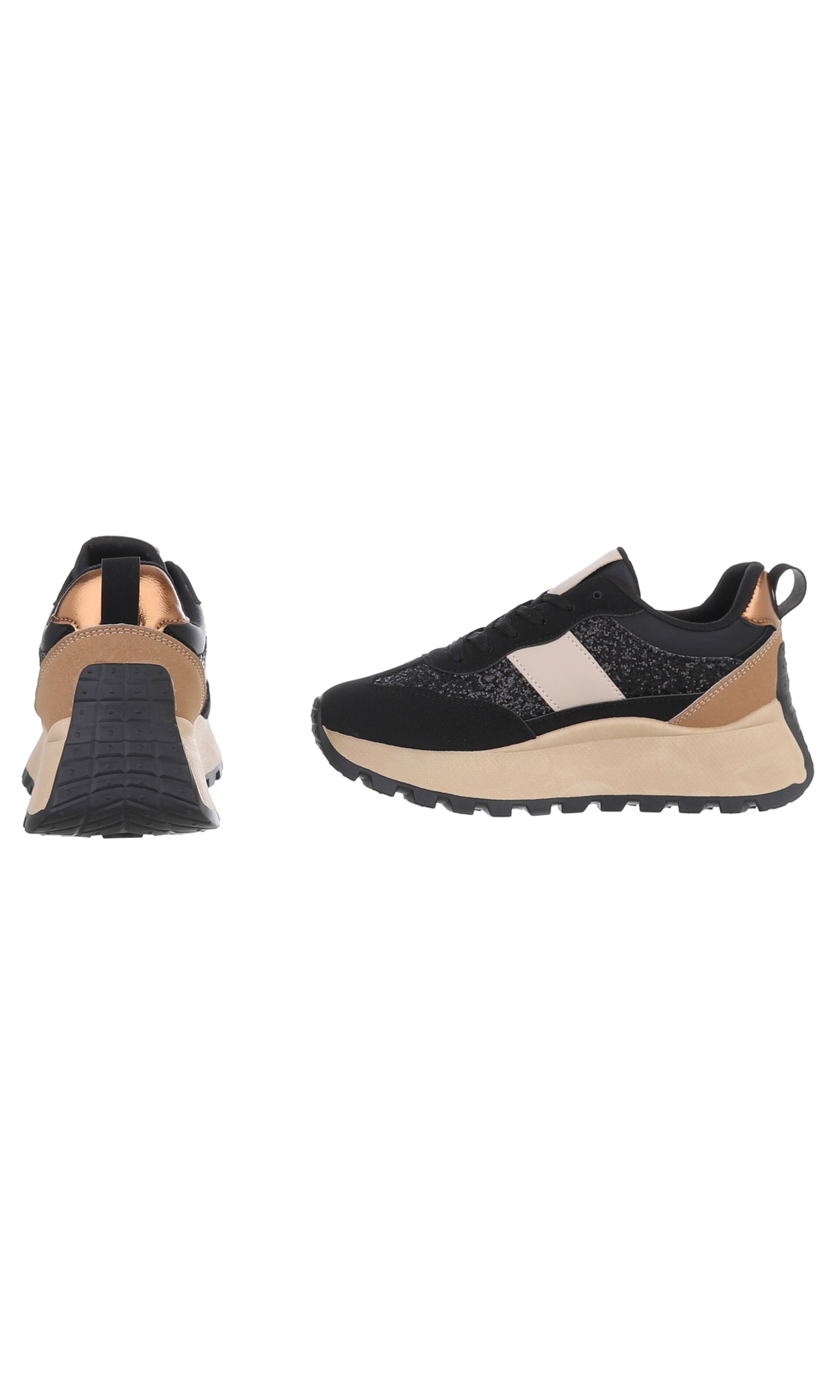 Ital-Design Sneaker in Schwarz