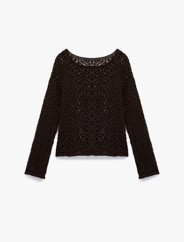 Koton Sweatshirt 'Ajurlu' in Brown