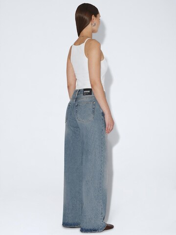 Dr. Denim Regular Jeans 'Rhue Low Wide' in Blauw