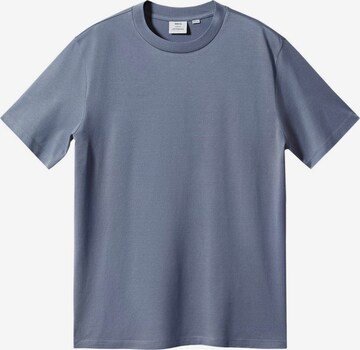 T-Shirt MANGO MAN en bleu : devant