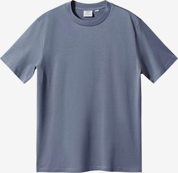 MANGO MAN Shirt in Blauw: voorkant