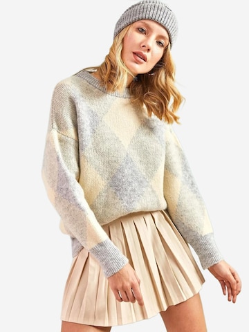 Pull-over 'Pullover' Bianco Lucci en gris