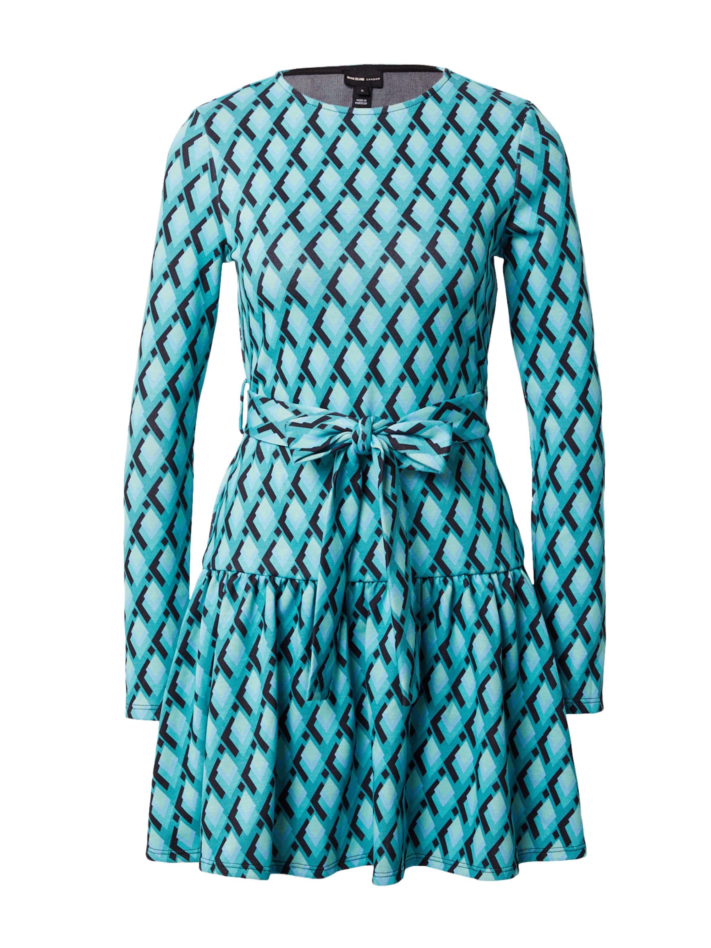 River Island Šaty 'FLIPPY' - Zelená: predná strana