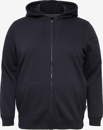 Veste de survêtement ' BHDOWNTON FULLZIP ' BLEND en noir : devant