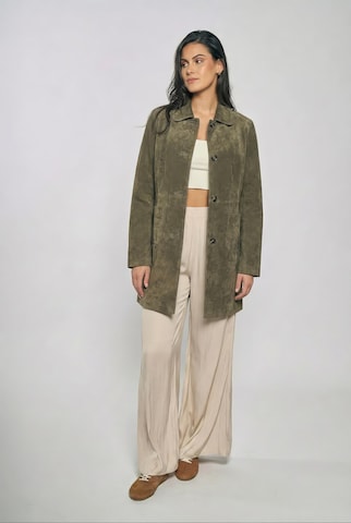 FREAKY NATION Nyári kabát ' Lederjacke ' - zöld