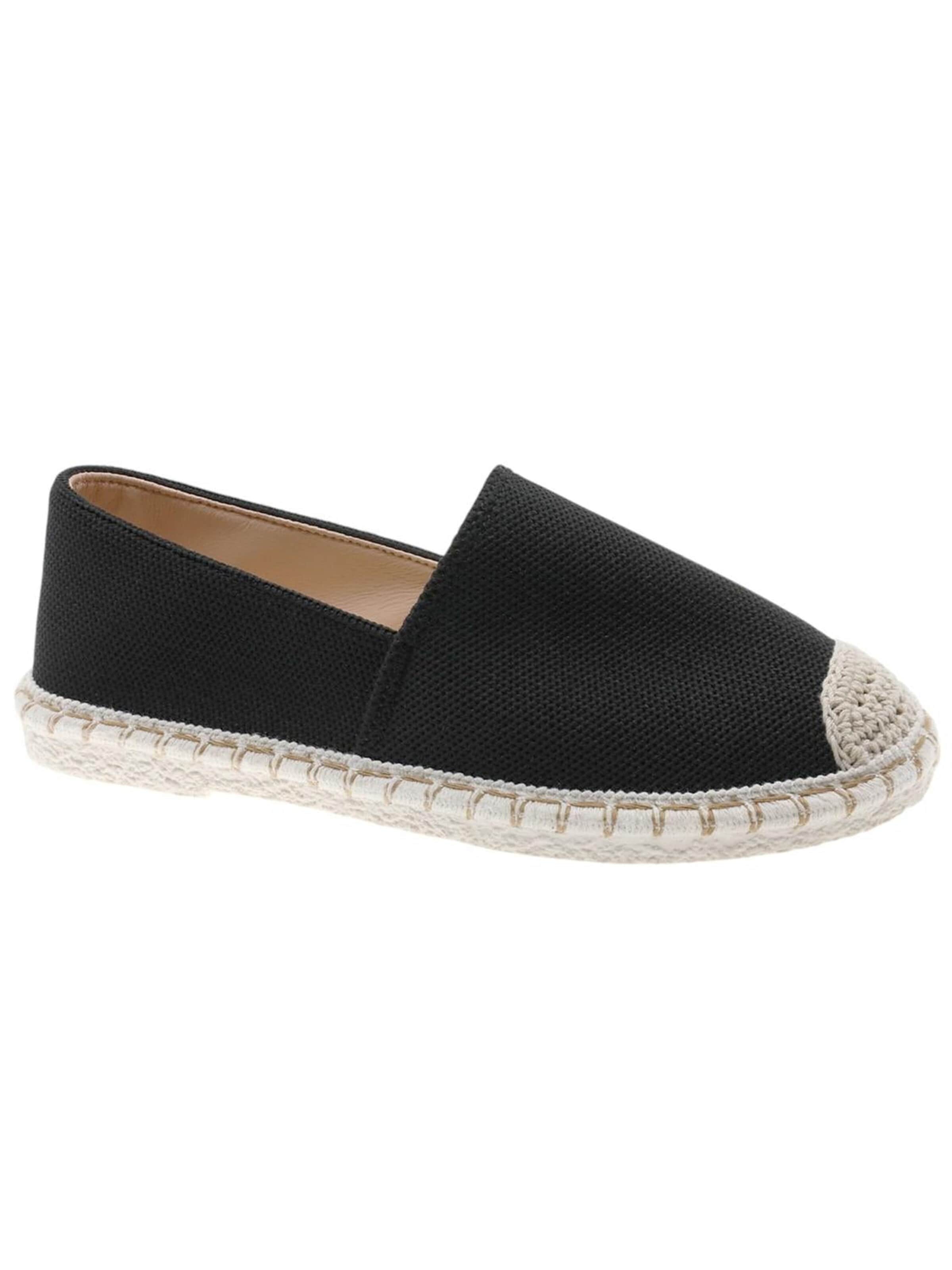 Beppi Espadrilles 'Espadrilles'‌‌‌‌‌ in Schwarz: Vorderseite