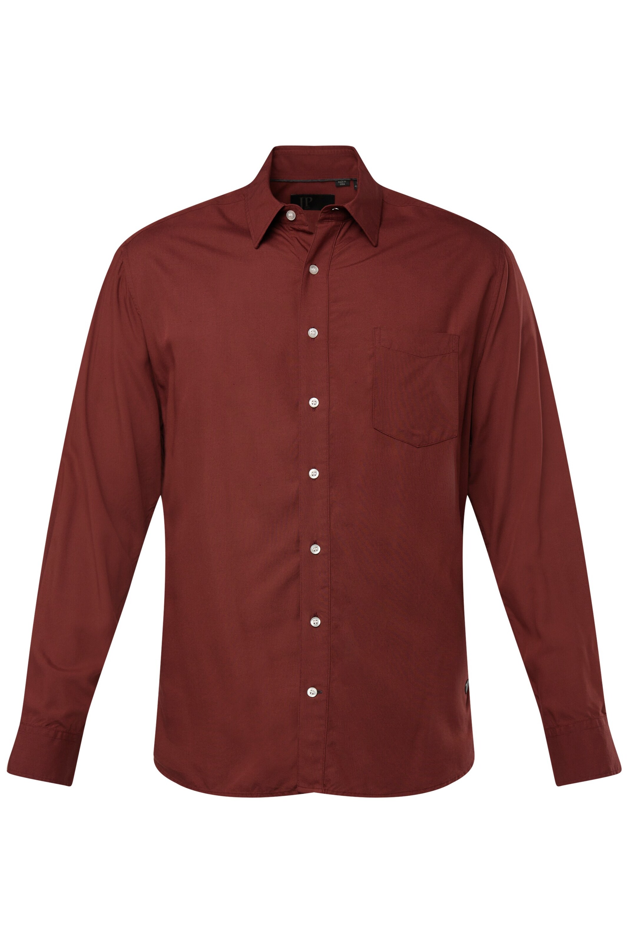 JP1880 Regular fit Overhemd in Rood: voorkant