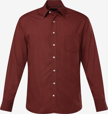 Coupe regular Chemise JP1880 en rouge : devant