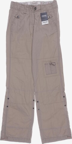s.Oliver Pants in XS in Beige: front
