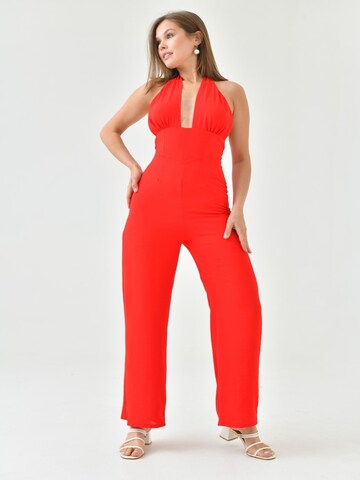 WOMAN VISION Jumpsuit in Rot