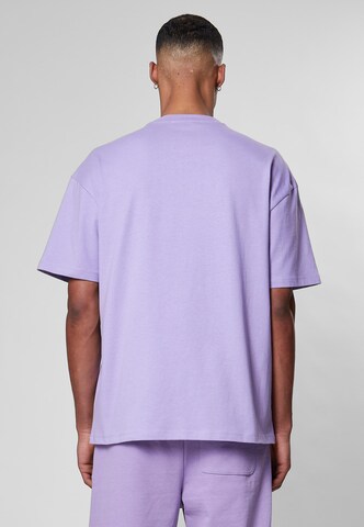 9N1M SENSE T-Shirt 'Chrome Halo' in Lila