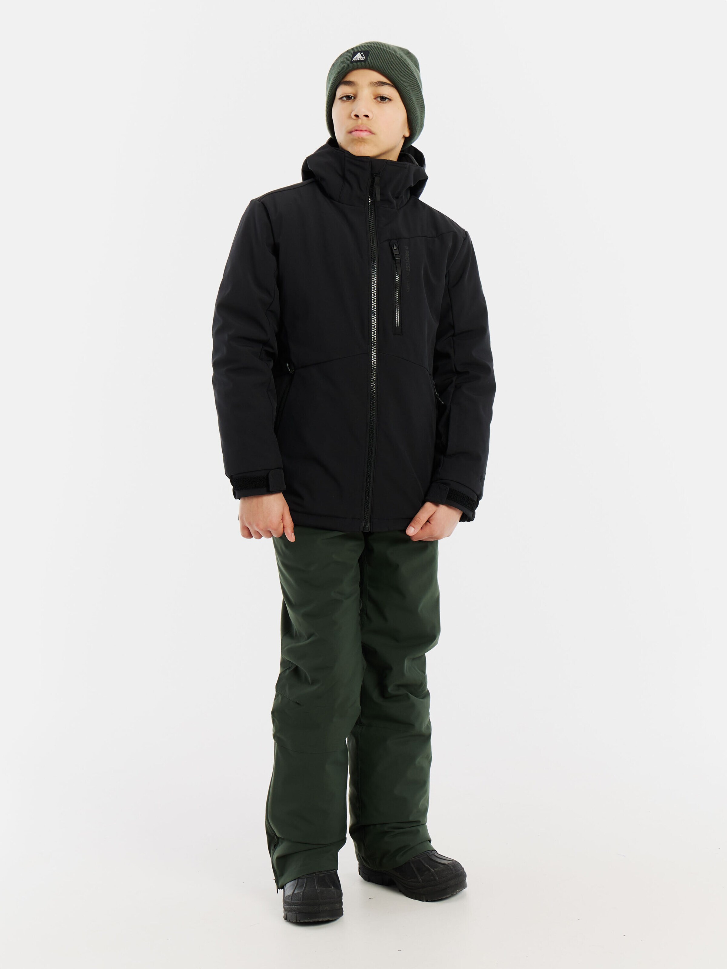 PROTEST Athletic Jacket 'PRTSoulby JR' in Black