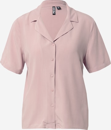 PIECES Blouse 'Olivia' in Pink: front