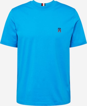 T-Shirt TOMMY HILFIGER en bleu : devant