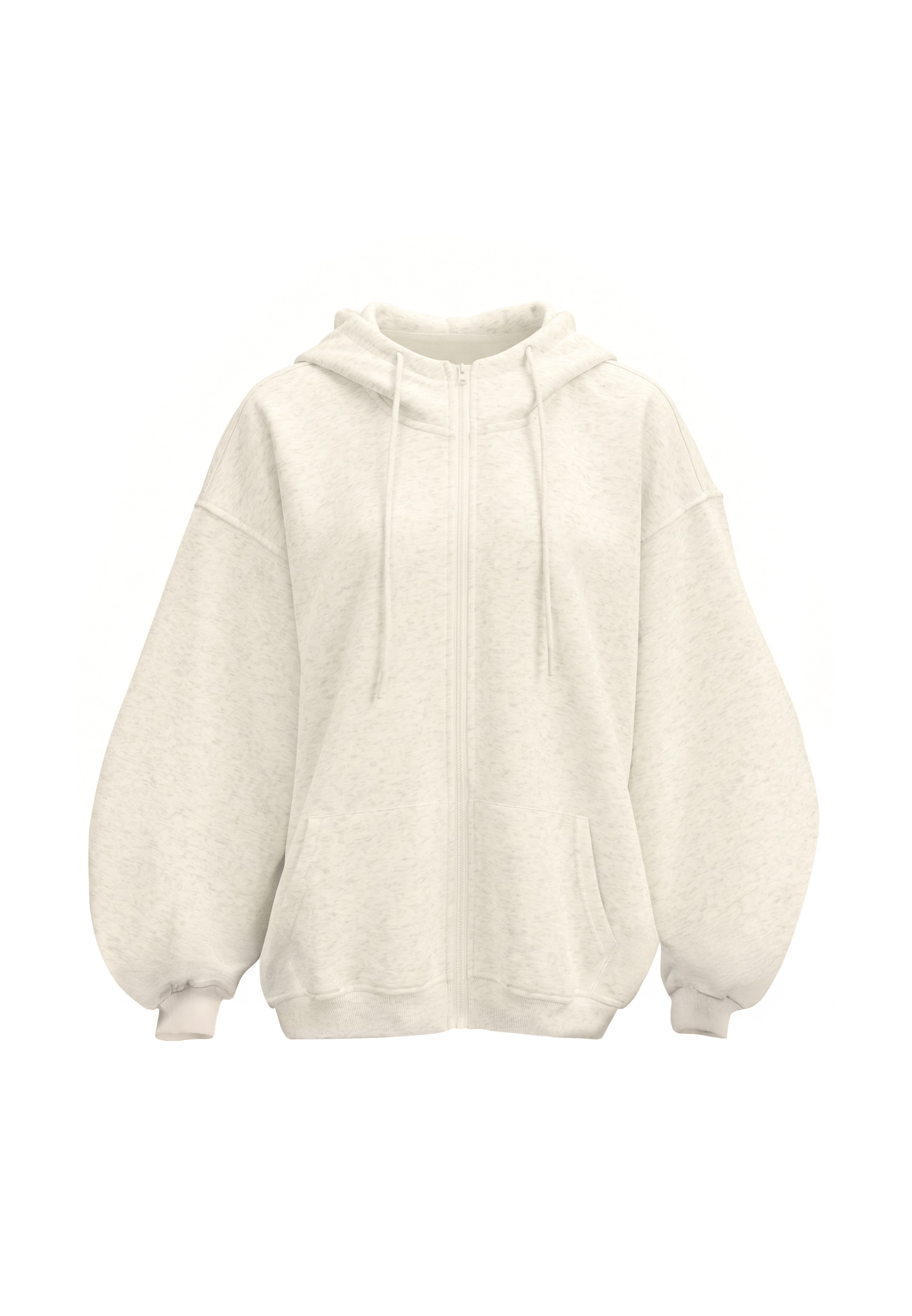 MYMO - Sudadera en blanco: frente