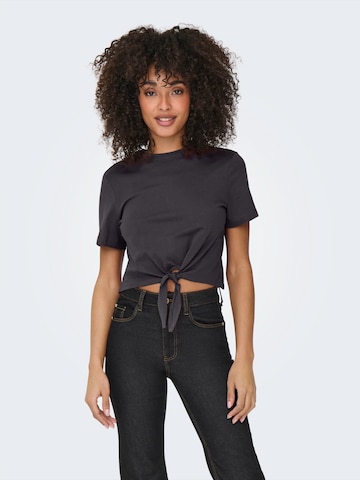 ONLY Футболка 'ONLMAY' в Серый: спереди