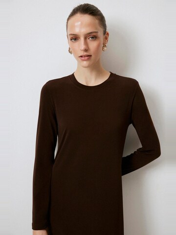 Touche Prive Dress in Brown