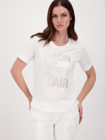 monari T-shirt i vit: framsida