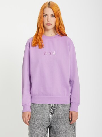 Sweat-shirt 'Spikstone' Volcom en violet : devant