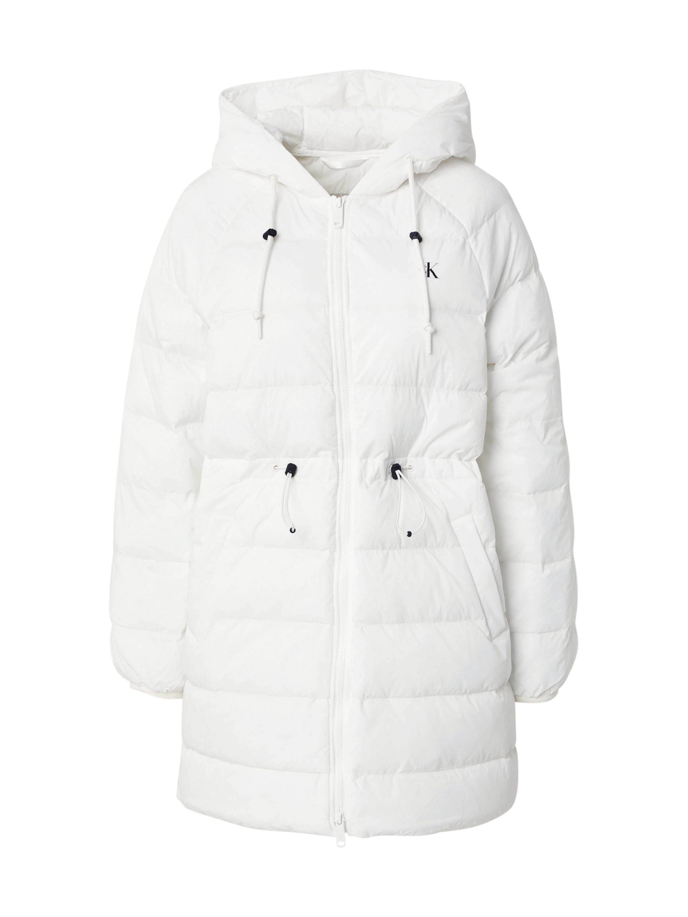 Calvin Klein Jeans Mantel in Weiß: Vorderseite