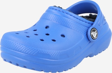 Calzatura aperta di Crocs in blu: frontale
