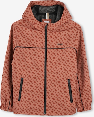 BOSS Kevad-sügisjope, värv pruun: eest vaates