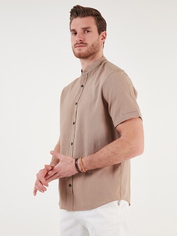 Buratti Regular fit Button Up Shirt in Brown