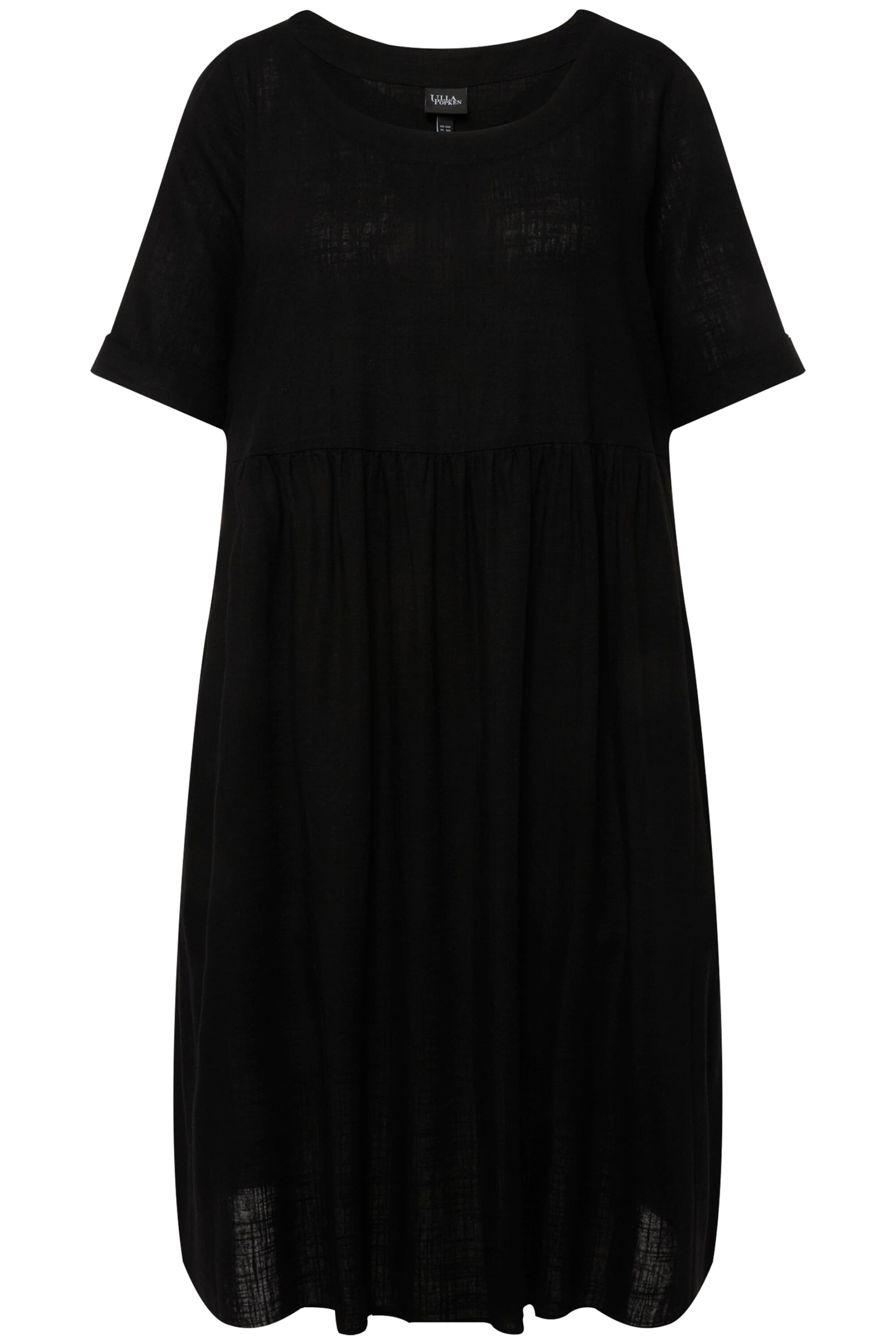 Ulla Popken Jurk in Zwart: voorkant