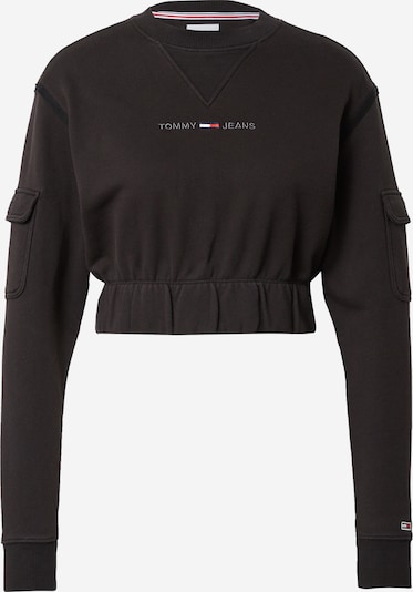 Tommy Jeans Sweatshirt i marinblå / röd / svart / vit, Produktvy