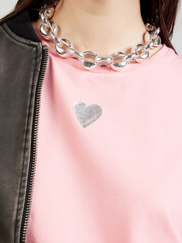 T-shirt Frieda & Freddies NY en rose