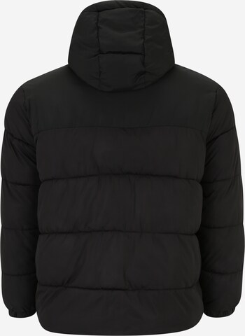 Jack & Jones Plus - Casaco de inverno 'CHILI' em preto