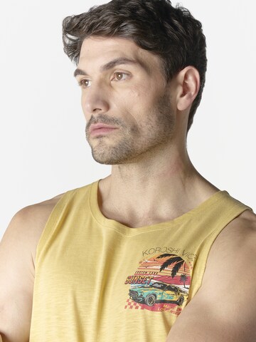 Maglietta di KOROSHI in giallo