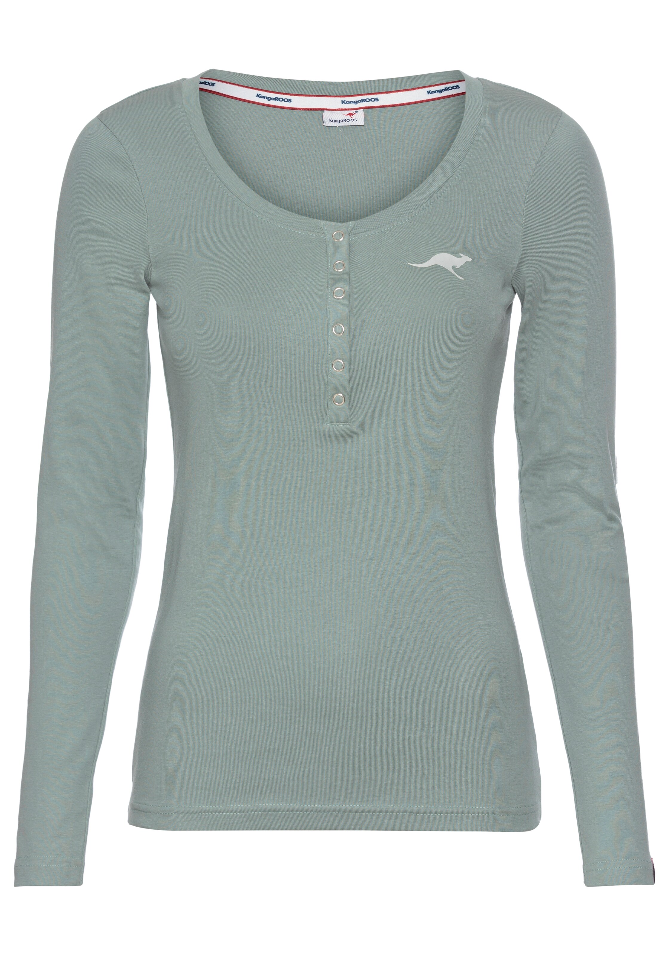 KangaROOS Shirt in Grün: Vorderseite