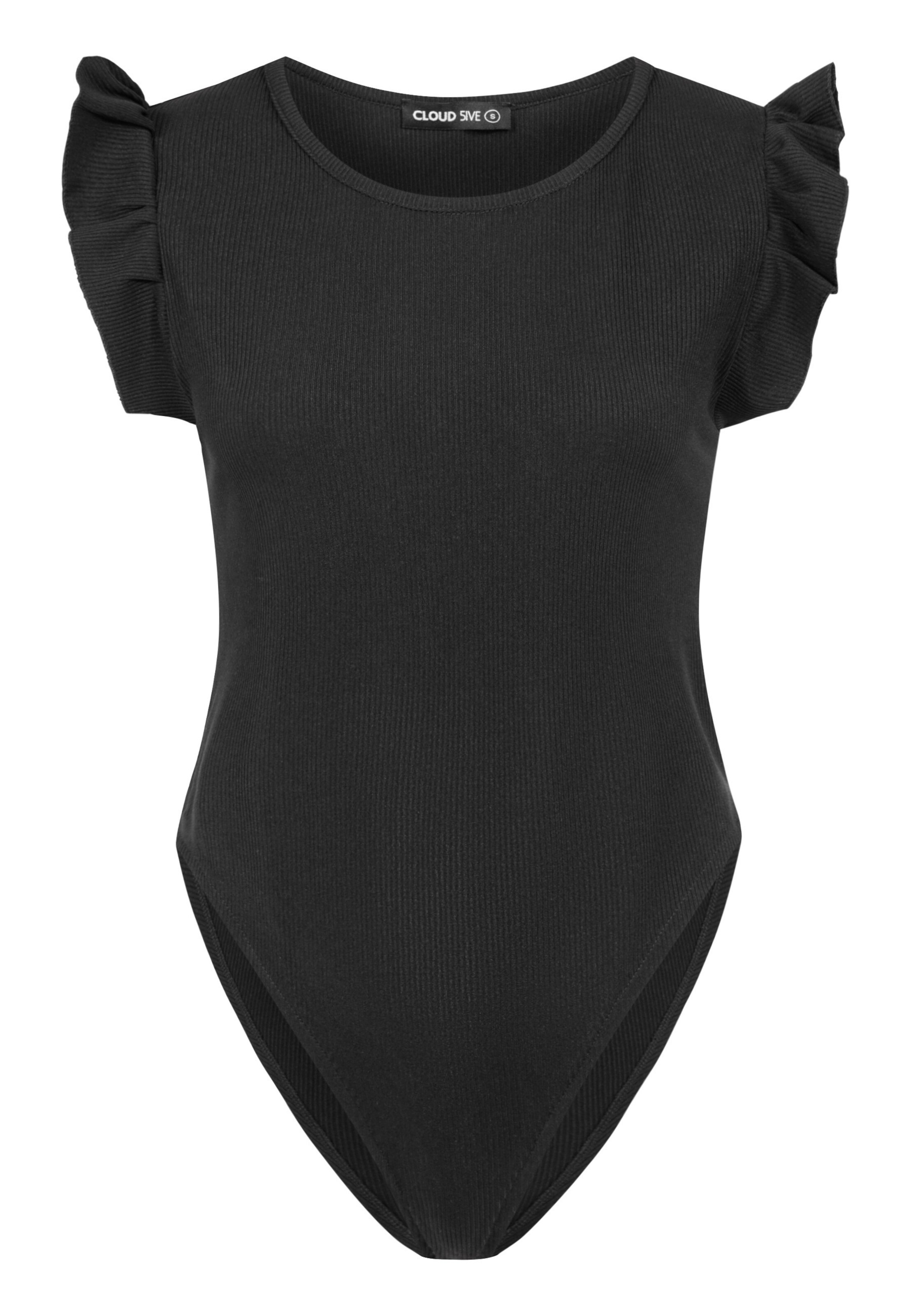Cloud5ive Koszula body w kolorze czarny: przód