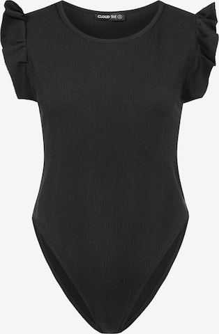 Cloud5ive Koszula body w kolorze czarny: przód