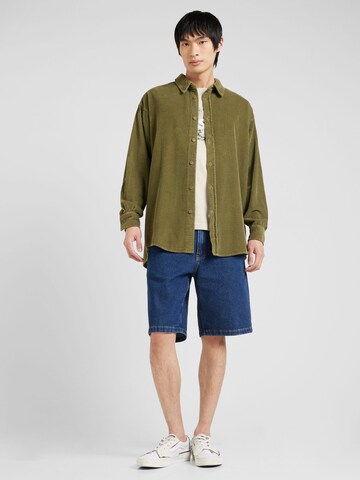 AMERICAN VINTAGE Comfort fit Srajca | zelena barva